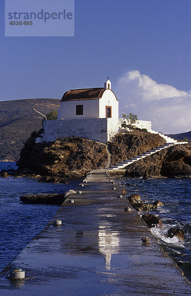 Kirche Agios Isidoros  Insel Leros  Griechenland  Europa