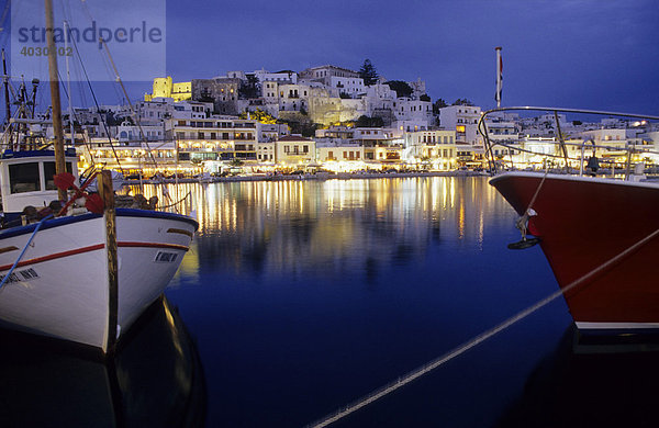 Hafen  Naxos-Stadt  Insel Naxos  Griechenland  Europa