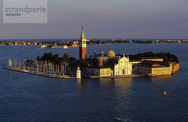 Insel und Kirche San Giorgio Maggiore  Venedig  Italien  Europa