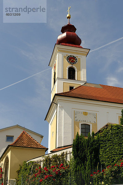 Pfarrkirche St. Stephan  Bad Wimsbach-Neytharting  Oberösterreich  Österreich  Europa