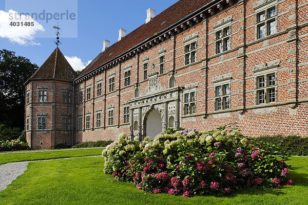 Schloss Voergard bei Flauenskjold  Jütland  Dänemark  Europa
