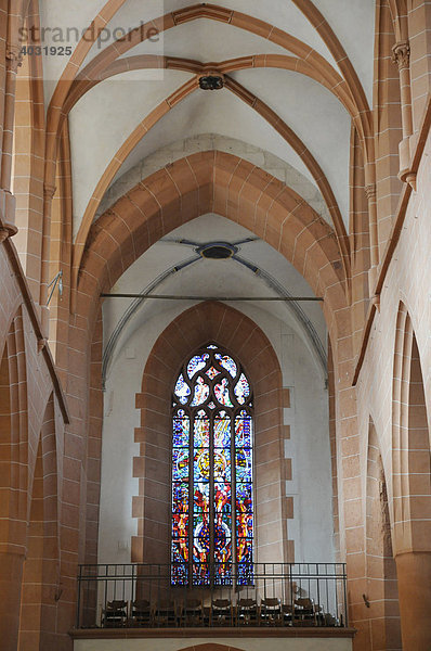 Im Innern der Heiliggeistkirche  Heidelberg  Baden-Württemberg  Deutschland  Europa