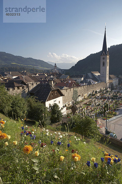 Mittelalterliche Stadt Gmünd/Kärnten  Liesertal  Kärnten  Österreich  Europa