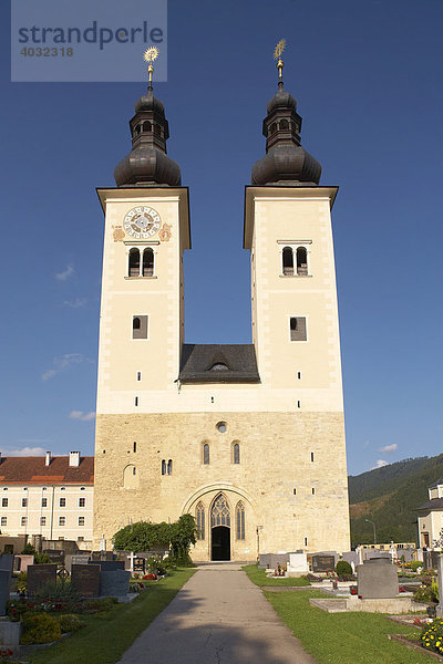 Pfarrkirche Mariä Himmelfahrt  Gurker Dom  Gurk  Kärnten  Österreich  Europa