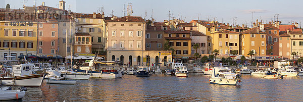 Hafen  Rovinj  Adria  Istrien  Kroatien  Europa