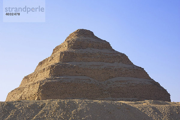 Djoser-Pyramide  Stufenpyramide  Sakkara  Ägypten  Afrika