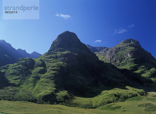 Glen Coe  Schottland  Vereinigtes Königreich  Europa