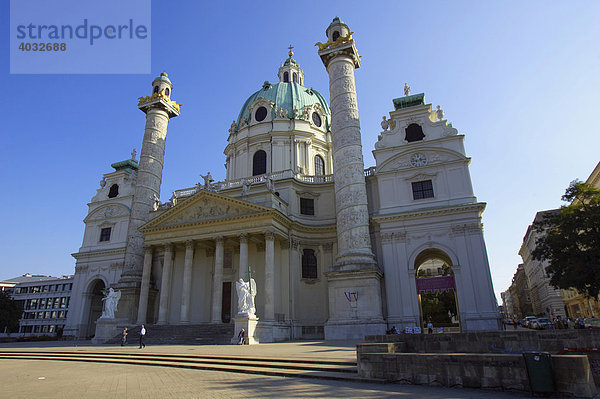 Karlskirche  Wien  Österreich  Europa