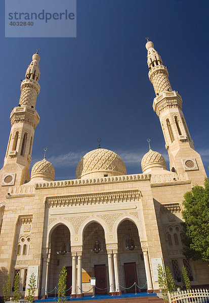 Jumeirah Moschee  Dubai  Vereinigte Arabische Emirate  Südwest Asien