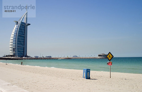 Burj Al Arab Hotel  Dubai  Vereinigte Arabische Emirate  Südwest Asien