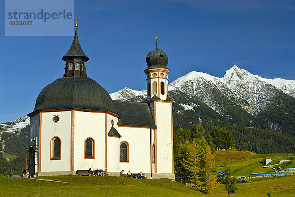 Seekirchl  Seefeld  Alpen  Karwendel  Tirol  Österreich  Europa