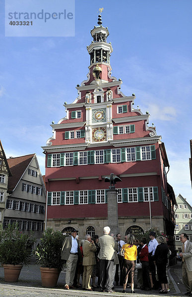 Das Alte Rathaus am Marktplatz  Esslingen/Neckar  Baden-Württemberg  Deutschland  Europa