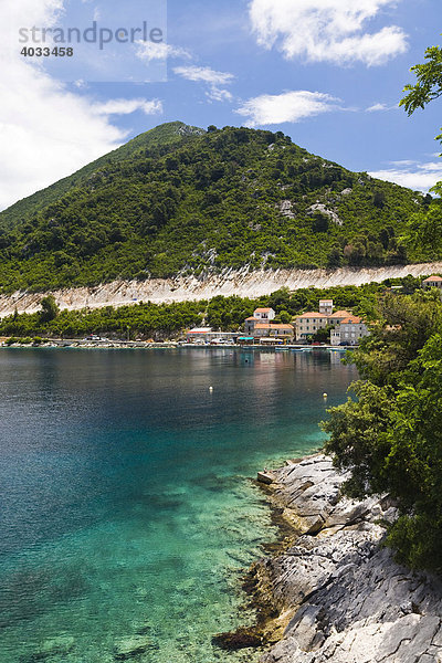 Hafen von Sobra  Insel Mljet  Dubrovnik-Neretva  Dalmatien  Kroatien  Europa