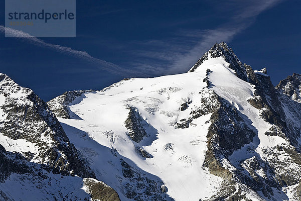 Großglockner  3798m  Nationalpark Hohe Tauern  Kärnten  Österreich  Europa