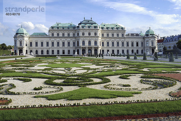 Schloss Belvedere  Wien  Österreich  Europa