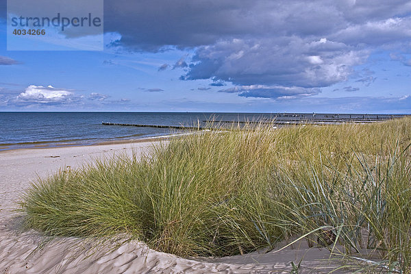 Strand  Seebad Koserow  Insel Usedom  Mecklenburg-Vorpommern  Deutschland  Europa