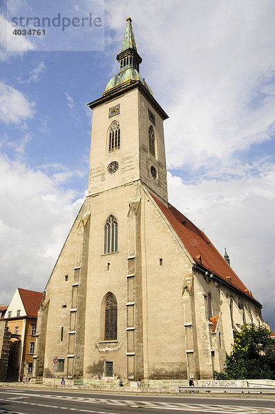 Kathedrale des Heiligen Martin oder Martinsdom  Katedrála svätého Martina  Bratislava  ehemals Preßburg  Slowakei  Europa