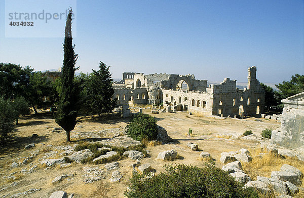 Simeons-Kloster bei Deir Tazza  Syrien  Naher Osten  Orient