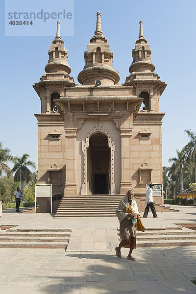 Mulagandha Kuti Vihara Tempel  Sarnath  Uttar Pradesh  Indien  Südasien