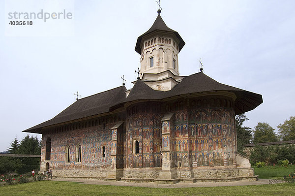 Klosterkirche Maria Verkündigung  Welterbe der UNESCO  Moldovita  Süd-Bukowina  Moldau  Rumänien  Europa