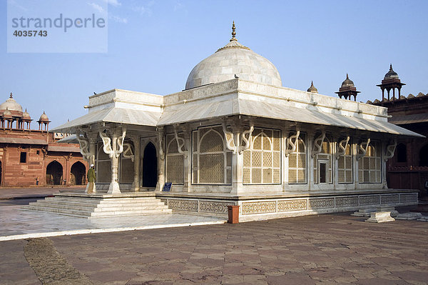 Jama Masjid Moschee  Grab von Scheich Salim Chishti  Fatehpur Sikri  Welterbe der UNESCO  Uttar Pradesh  Indien  Südasien