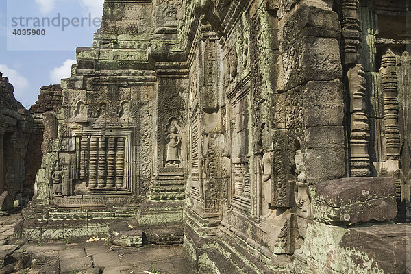 Ruinen der Tempelanlage Preah Khan  Angkor  Welterbe der UNESCO  Siem Reap  Kambodscha