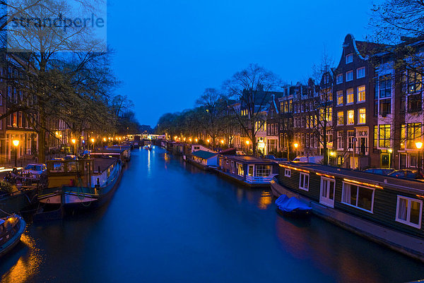 Prinsengracht  Amsterdam  Holland  Niederlande  Europa