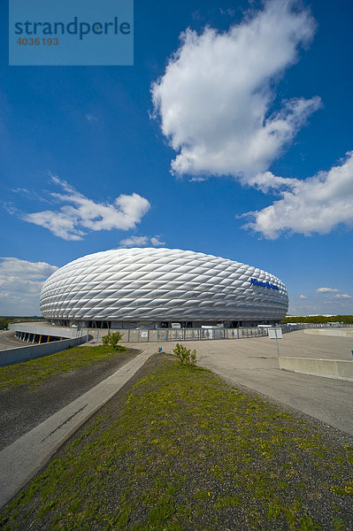 Allianz Arena  Fußballstadion  Fröttmaning  München  Bayern  Deutschland  Europa