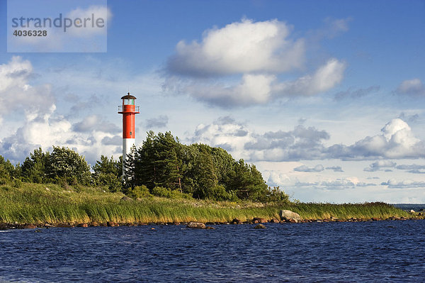Leuchtturm  Hiiumaa  Ostseeinsel  Estland  Baltikum  Nordosteuropa