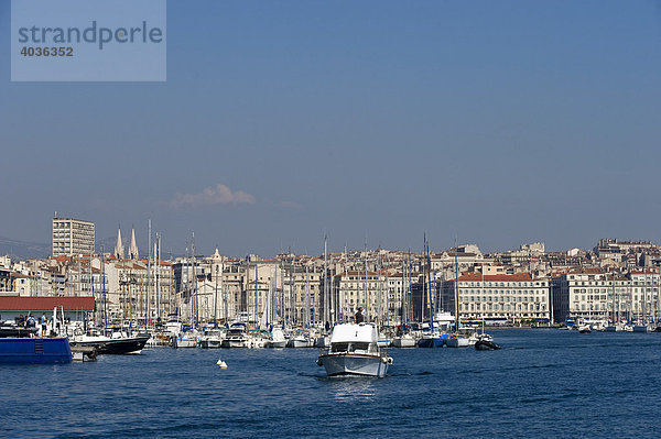 Hafen  Quai des Belges  Marseille  Provence Cote d'Azur  Frankreich  Europa