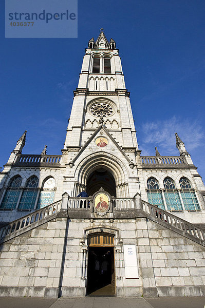 Basilica de Imaculee Conception  Basilika der unbefleckten Empfängnis  Lourdes  Pyrenees-Midi  Frankreich  Europa