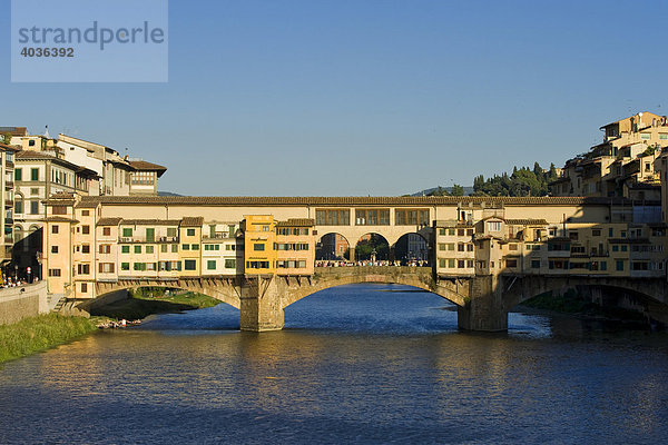 Ponte Vecchio  Florenz  Firenze  Toskana  Italien  Europa