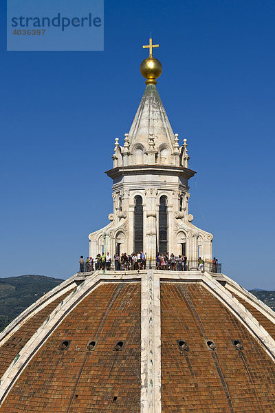 Duomo  Aussichtsplattform am Dom  Florenz  Firenze  Toskana  Italien  Europa
