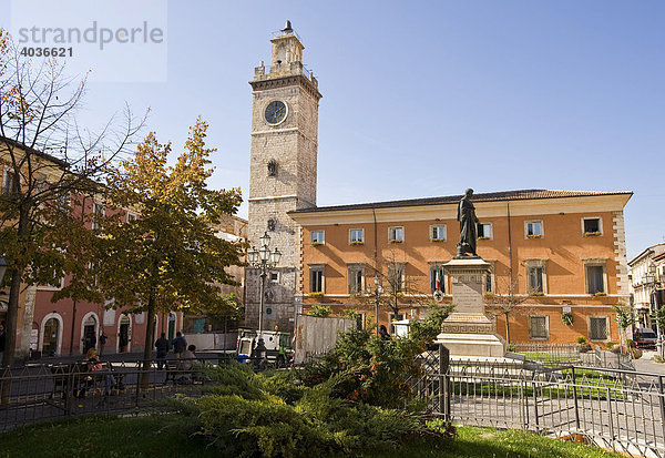 Rathaus  Palazzo Civico  L'Aquila  Abruzzo  Abruzzen  Italien  Europa