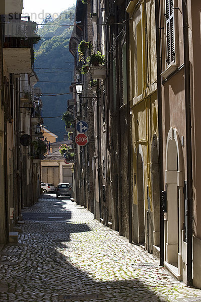 Gasse  Antrodoco  Lazio  Latium  Italien  Europa