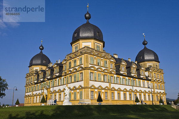 Schloss Seehof  Memmelsdorf bei Bamberg  Oberfranken  Bayern  Deutschland  Europa