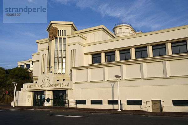 Musee de la Mer  Meeresmuseum  Biarritz  Aquitaine  Frankreich