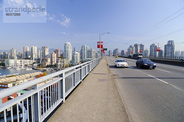Granville Street Bridge  Vancouver  British Columbia  Kanada  Nordamerika