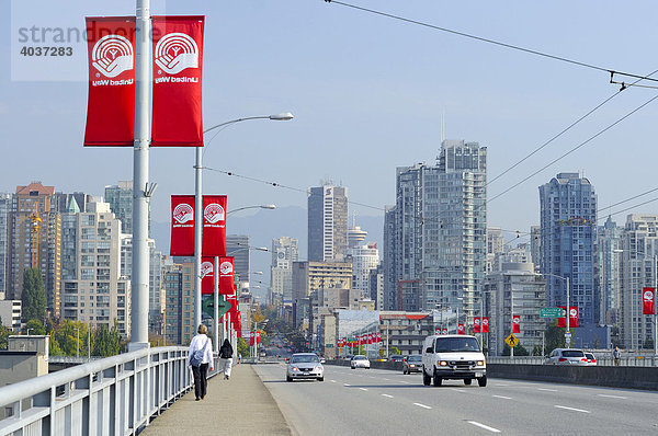 Granville Street Bridge  Vancouver  British Columbia  Kanada  Nordamerika