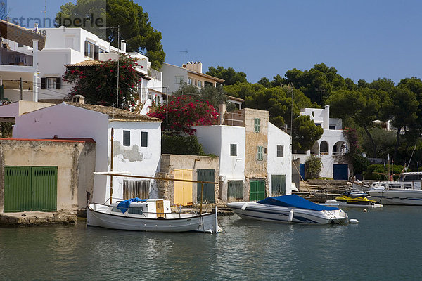 Boote  Häuser  Mallorca  Balearen  Spanien  Europa