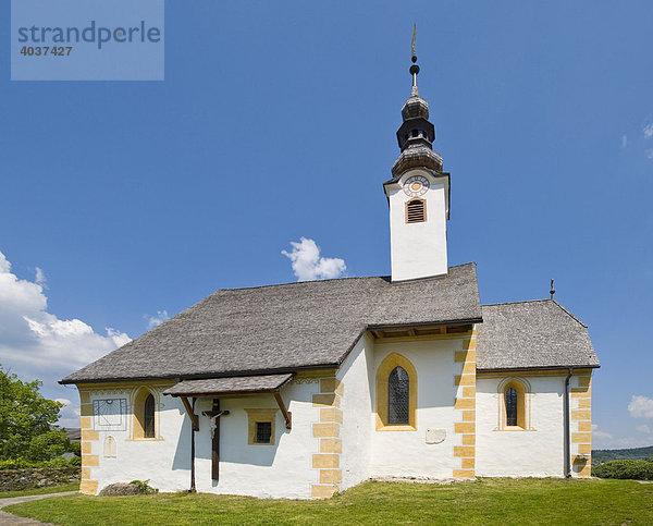 Winterkirche oder Rosenkranzerkirche  Maria Wörth  Kärnten  Wörthersee  Österreich  Europa