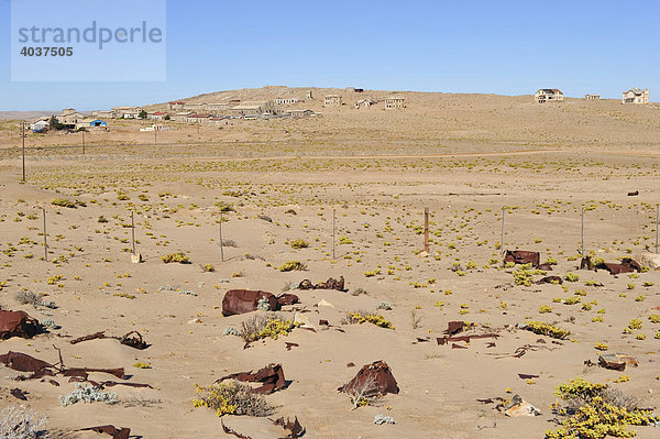 Gesamtansicht von Kolmanskuppe  Namibia  Afrika