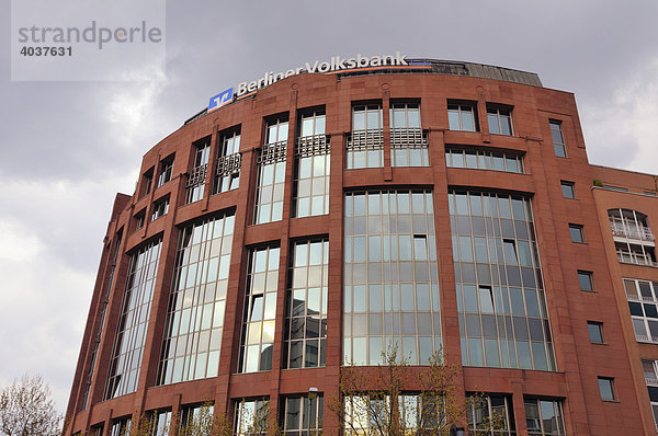 Gebäude der Berliner Volksbank  Berlin  Deutschland  Europa