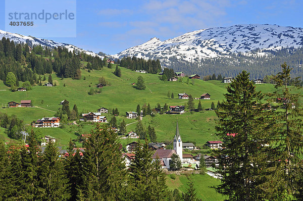 Hirschegg  Kleinwalsertal  Vorarlberg  Allgäuer Alpen  Österreich  Europa