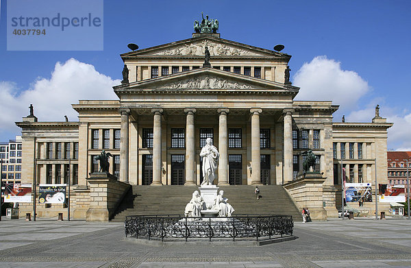 Das Konzerthaus am Gendarmenmarkt  Berlin-Mitte  Deutschland  Europa