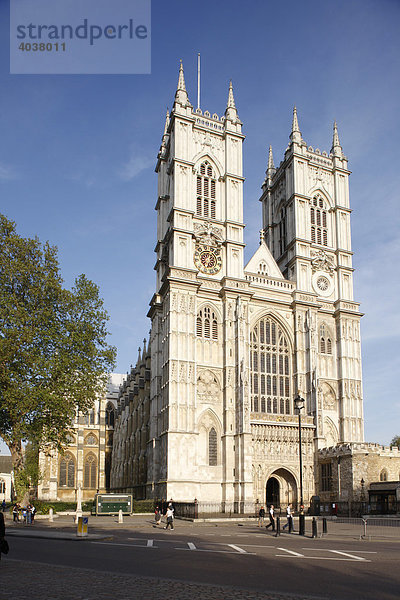 Westminster Abbey  London  England  Großbritannien  Europa
