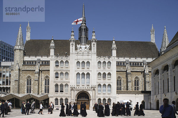 Guildhall  das Rathaus  London  England  Großbritannien  Europa