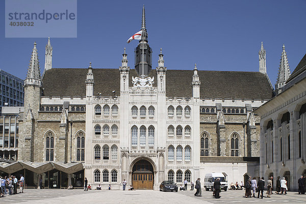 Guildhall  das Rathaus  London  England  Großbritannien  Europa