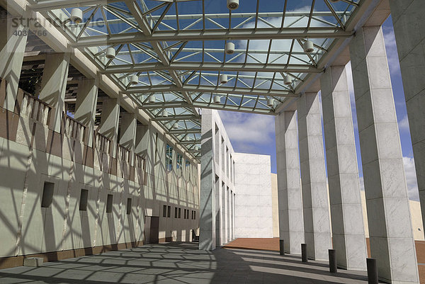 Eingangsbereich  New House of Parliament  Canberra  Australien