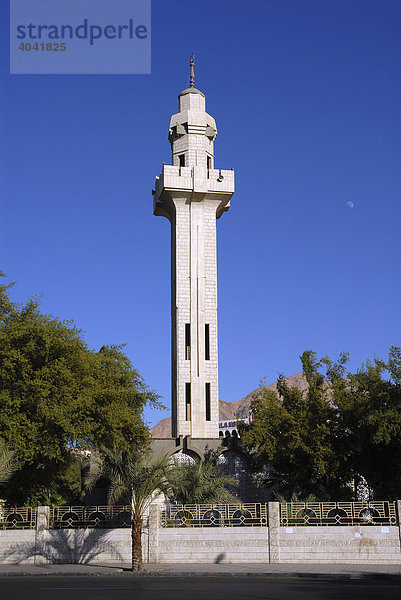Minarett in Aqaba  Jordanien  Naher Osten  Asien